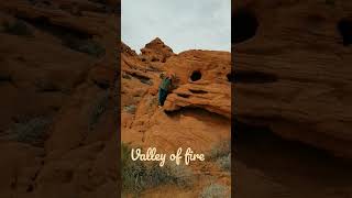 Hiking in Valley of Fire Nevada #shorts  #travel  #hiking