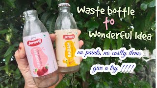 Boho Craft | Decoupage | Bottle Art | Cardboard Craft | Diy