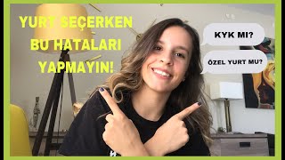 ÖZEL YURT VS KYK YURDU | deneyimlediğim kadarıyla tüm eksi ve artılar sizlerle...