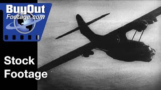 PBY Black Cats of WWII | Stock Footage