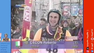 Roberto Cecon vittoria ad Engelberg K120 15/01/1995 ski jumping world cup