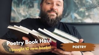 Poetry Book Haul: I bought 10 new books!