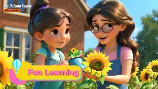 The Garden Adventure with Urwa & Mom part 1 | Kids Animated Movies | 3D Animation | Disney Inspired