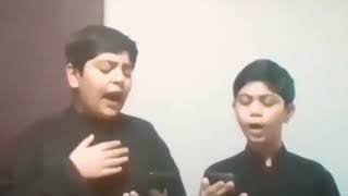 Aaj Bhi Atti Hai Zehra Ki Baqayay Say Sada | Ghazi Kazmi & Hasham Kazmi | Grandson of Sachay Bhai