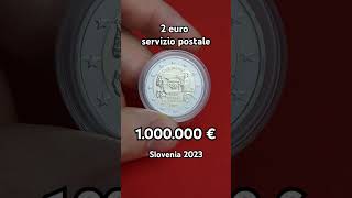 se hai questa rarissima moneta slovena... 2€ slovenia 2023 servizio postale