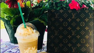 Amazing Starbucks Food, Frappuccino & LV! | Louis Vuitton Toiletry Pouch 26 | Lux Collection85 Vlogs