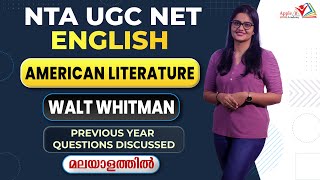 Walt Whitman | American Literature | NTA UGC NET English Offline & Online Classes | Apple B Academy