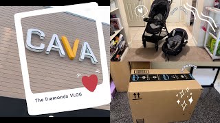 Vlog | First Time Trying CAVA & Unboxing Baby Registry Gifts