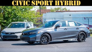 2025 Honda Civic Hybrid Sport Review -  More power and MPGs for less than $30k!