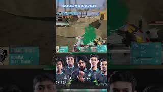 SouL vs Raven 4v4 🥵🔥 l Drop kalesh 🚨 in bgis final l #ytshorts #bgmi #shorts #soul