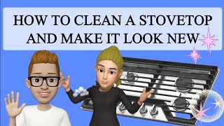 How to clean a stovetop and make it look new