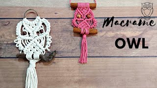 Macrame Owl Wall Hanging Tutorial Step By Step For Beginners | Macrame Owl