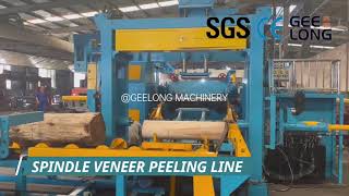 Geelong- Spindle type face veneer automatic peeling line