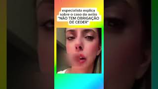 ESPECIALISTA EXPLICA SOBRE O CASO DA CRIANÇA DO AVIÃO