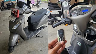 Pasang alarm motor di motor TVS calisto. pemasangan tanpa potong kupas kabel ori motor