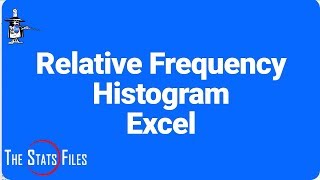 2.1.37 Frequency and Relative Frequency Histogram using Excel