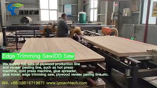 Edge Trimming Saw/Double Sizer for plywood