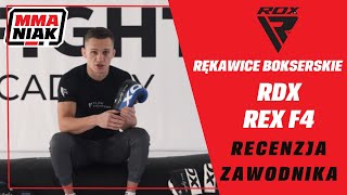 Rękawice bokserskie RDX REX F4 - recenzja Kamila Gieza