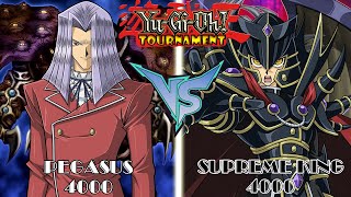 MAXIMILLION PEGASUS VS THE SUPREME KING | Accurate Anime Deck | EDOPRO | TOURNAMENT