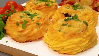 God,how delicious!potato nests with a unique taste👌😋🔥