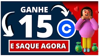 🎁GANHE R$ 15,00 EM 2 MINUTOS E SAQUE AGORAAAA!!