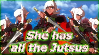 Kunoichi is fire, literary, Dungeon fighter Duel character reaction trailer