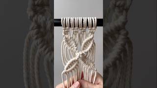 Floral Macrame Pattern 🧶 #macrameknot #knot #diymacrametutorial #macramepattern #macrame