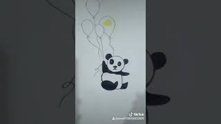 How to draw a panda🐼🐼🐼🐼easy panda drawing 🐼🐼🐼