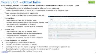 IBM Spectrum Protect Operations Center 8.1.12 – Global Tasks – Demo