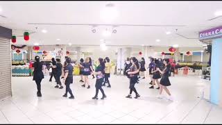 Aku Anak Kampung Line Dance - Demo By D'Sisters & Friends LDG @GloriaDanceClubID #linedance