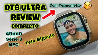 DT8 Ultra: Smartwatch Tela Gigante 2.0 NFC - Review Completo - Openbox-Impressões veja: