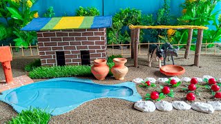 DIY Miniature Farm Diorama with Working Water Pump | Science Project Ideas | Mini DIY Farming