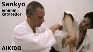 Aikido - SANKYO - on aihanmi katatedori attack, by Stefan Stenudd in 2007