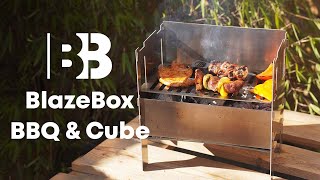 BlazeBox BBQ & Cube | Grill & Feuerschale zum Stecken