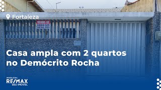 Casa ampla com 2 quartos no Demócrito Rocha