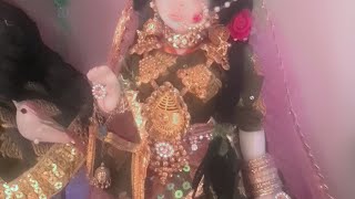 #Radhe Radhe# #hariyali Teej# per radha Rani Ka Shringar #Shri Radhe# #Hare Krishna#✨🥰