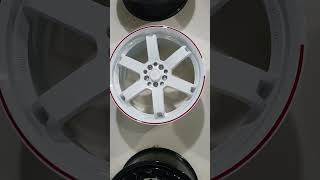 Velg Mobil Ring 18 Warna Putih Susu   #automobile #velgmobilimport