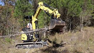 New Excavator Thumb and Bucket | Cutting Switchbacks Into a Hillside