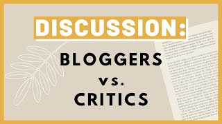 BLOGGERS VS CRITICS: Should we listen to influencers more than professional critics?