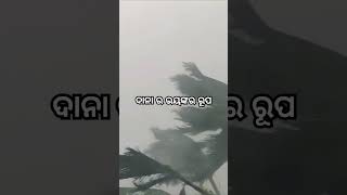 ଦାନା ର ଭୟଙ୍କର ରୂପ //cyclone kendrapara//#shrotsyt  #ytshortsvideo #viralvideo #cyclone #kendrapara