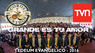 Grande es tu Amor - Coro Unidos Tedeum 2016 con Letra (FULL HD)