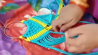 मैक्रेन का झूला | Macrame Big Taddy Jhula | Macrame jhula design