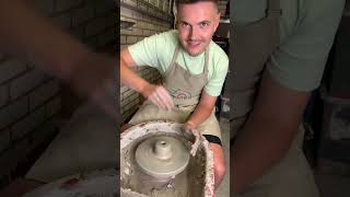 SATISFYING POTTERY ASMR 🤤 #Shorts #Pottery #ASMR