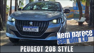 AVALIAÇÃO – Peugeot 208 Style se apresenta acima da média para um carro 1.0