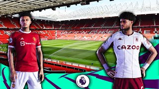 Man United vs Aston Villa ● Old Trafford Stadium | eFootball 2022 Predict Gameplay