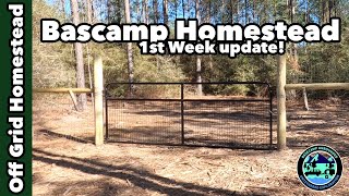 I spent my 1st full week at the new 10 acre Basecamp.