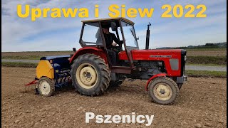 Uprawa i siew pszenicy i nawozów 2022 ✔ 3 ciągniki w akcji ✔ Pierwszy we wsi ✔