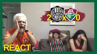 FAMÍLIA TRICOLOR REAGE À 2 OLÍMPIA X 0 FLUMINENSE - LIBERTADORES 2022