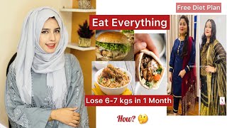 Eat Everything and lose 6-7 kgs in 1 Month| 6 Ways to eat your favourite foods| in Urdu/in Hindi