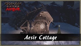 HOW TO BUILD A AESIR COTTAGE [SPEED BUILD] - CONAN EXILES